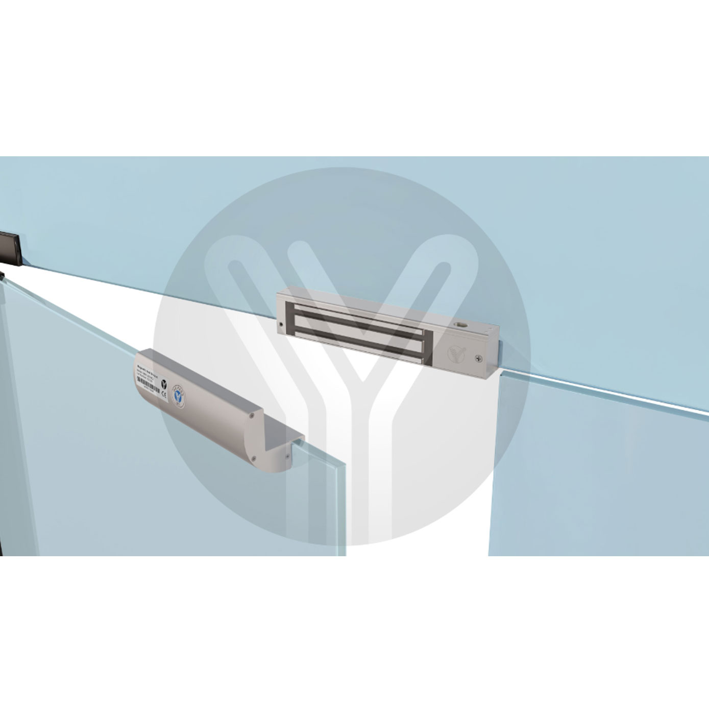 Βάση GZ για Γυάλινη Πόρτα, Yli, MBK-180NGZ GZ