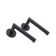 Πόμολα πόρτας (ζεύγος), Nskey, CU-0104 Matt Black, ανοξείδωτο ατσάλι, μαύρο ματ-0
