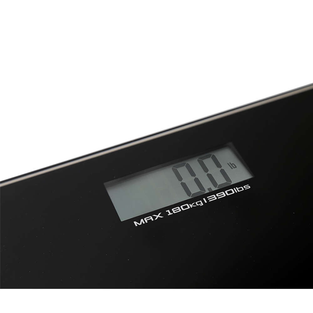 Ψηφιακή Ζυγαριά, Emberton Ashton  EH50358, γυαλί, μαύρη -  0,8 x 30, x 30,0 cm