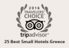 TripAdvisor 25 Best Small Hotels Greece