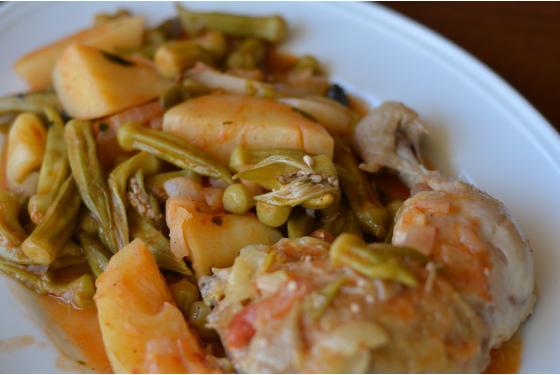 Κοτόπουλο με μπάμιες