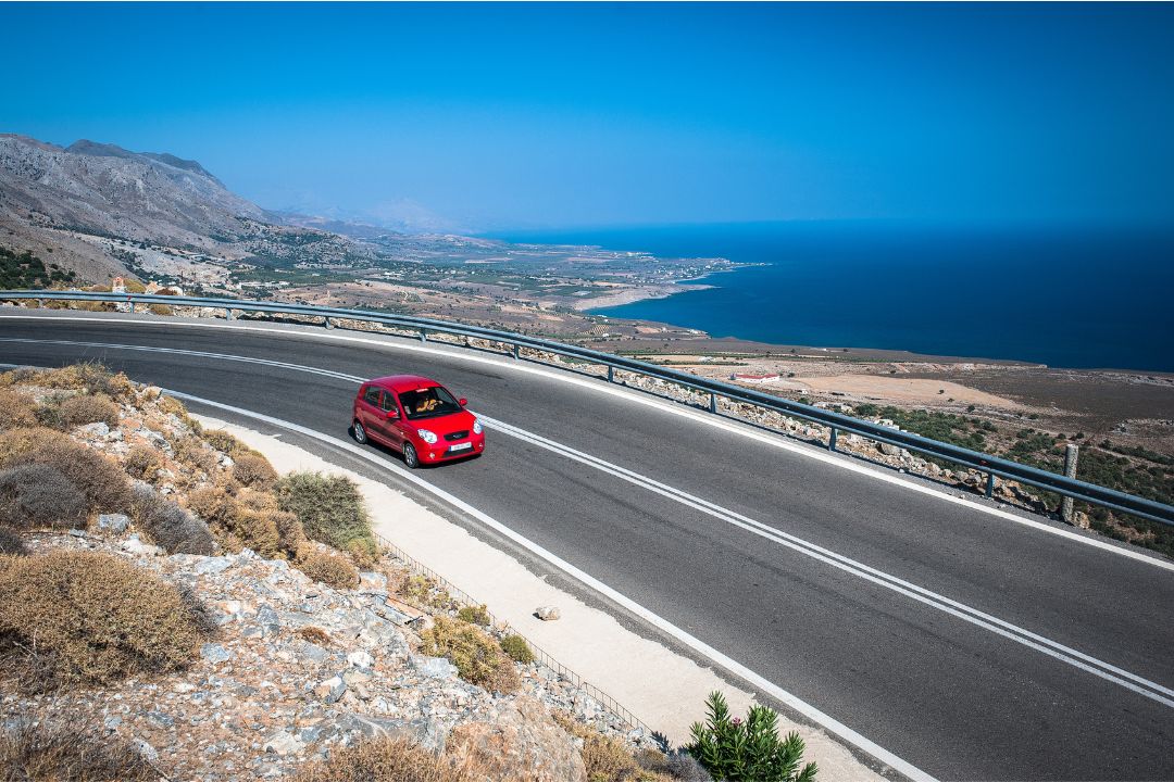 crete in october with a rental car