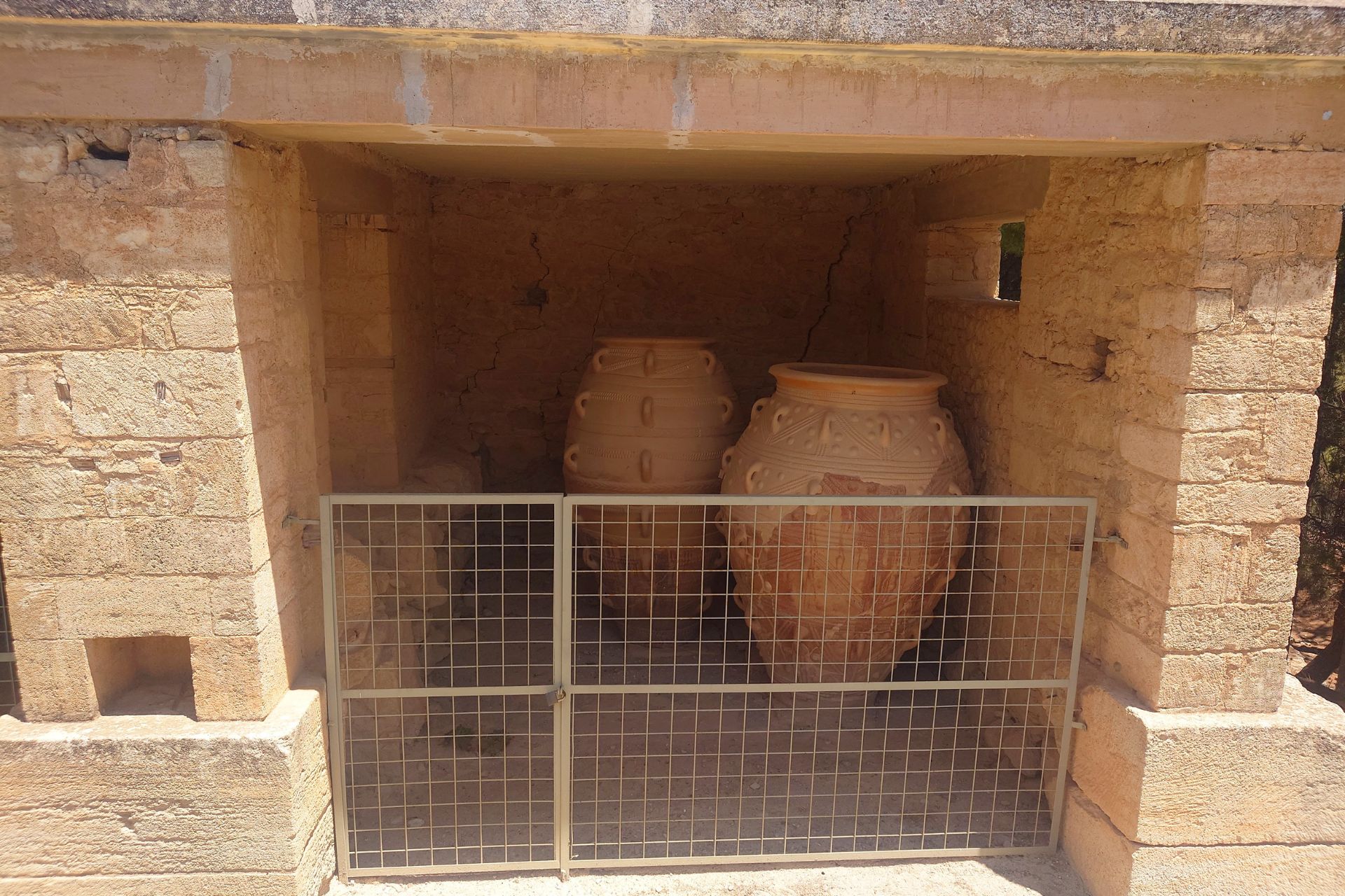 Vorratsmagazine im Palast von Knossos