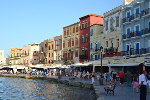 chania old town harbour