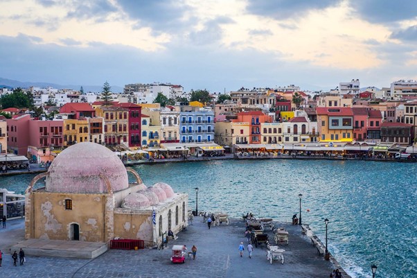 Chania, old town, old harbour