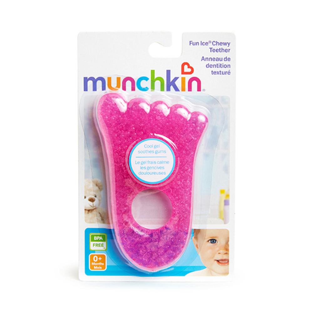 Munchkin FUN ICE CHEWY TEETHER Πατούσα - Pink