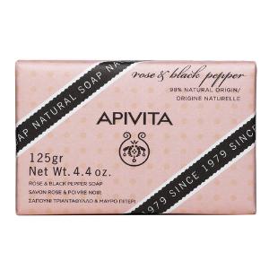Natural Soap Με Τριαντάφυλλο & Μαύρο Πιπέρι 125g - 2581