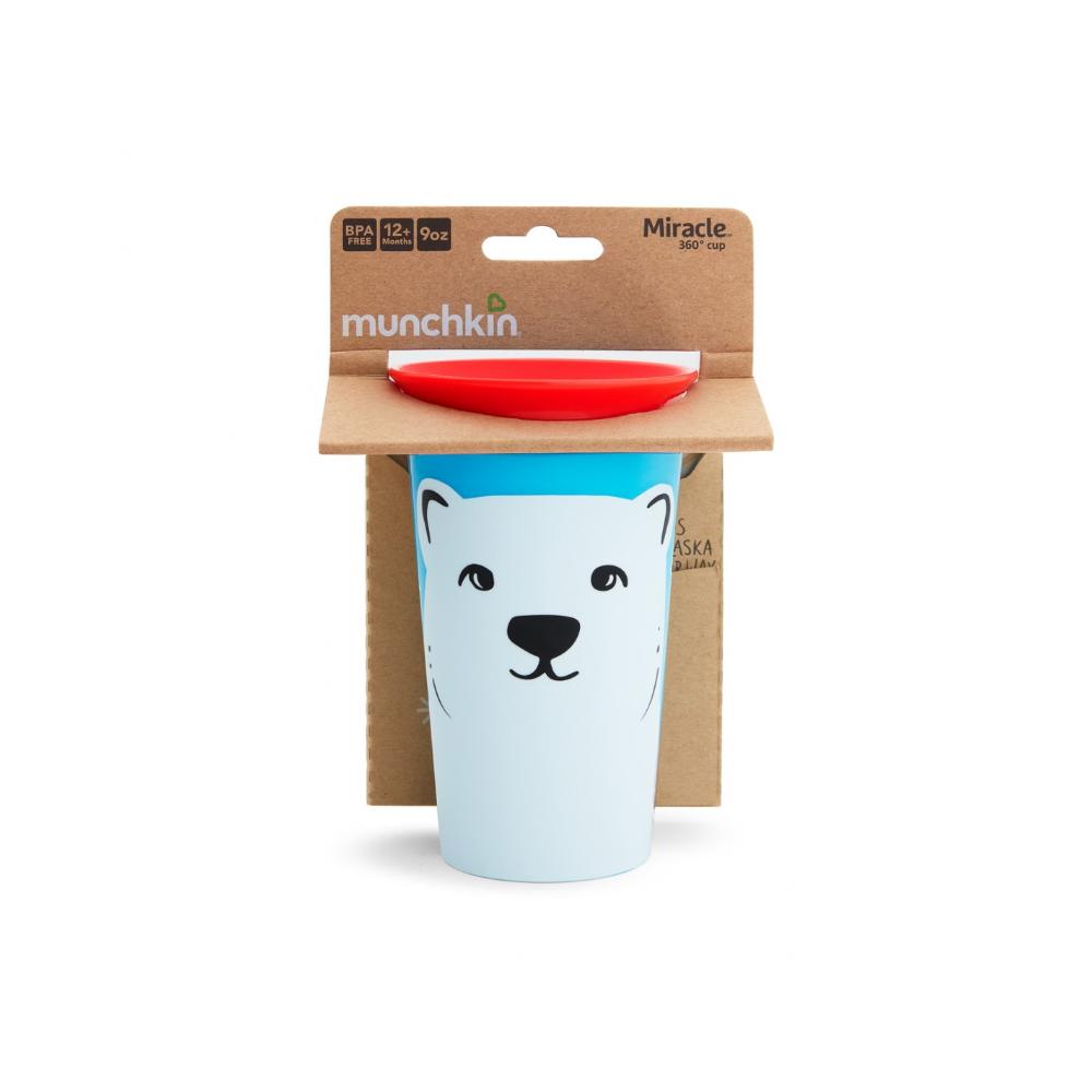 Munchkin MIRACLE SIPPY CUP 266ML - POLAR BEAR