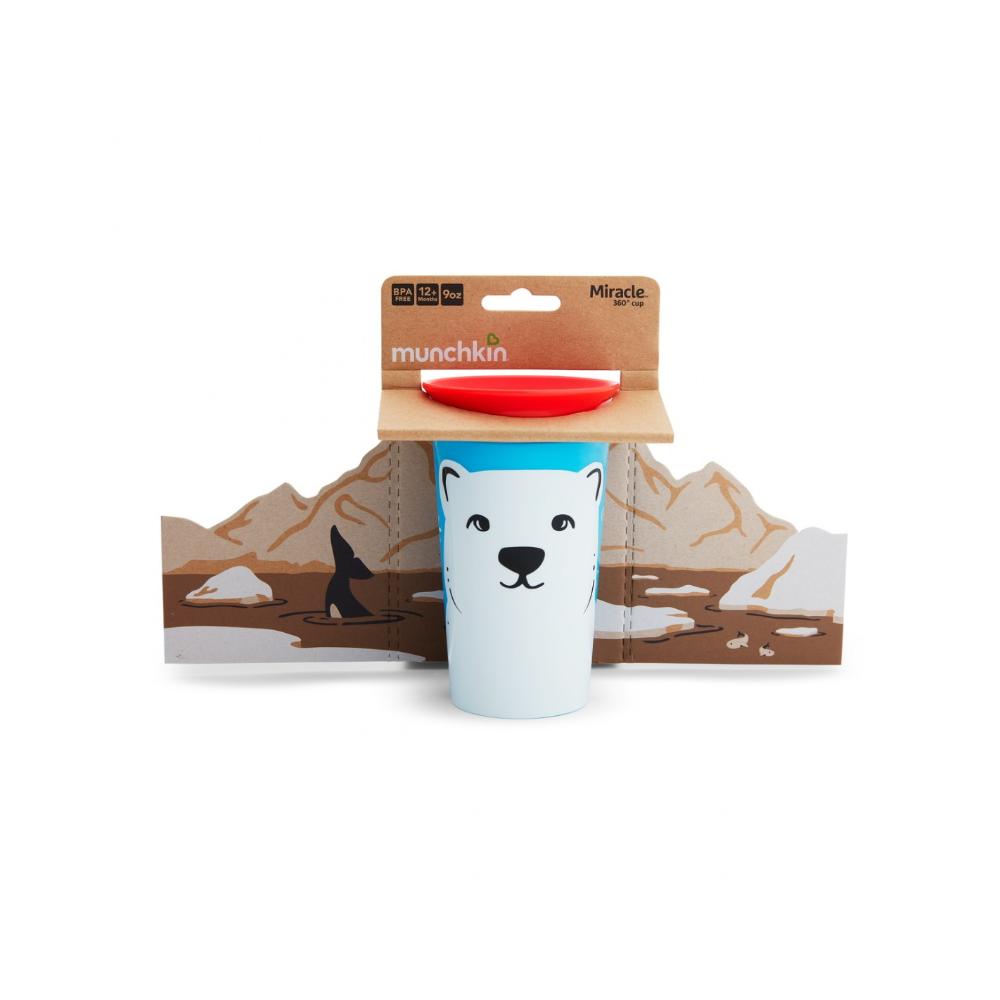 Munchkin MIRACLE SIPPY CUP 266ML - POLAR BEAR