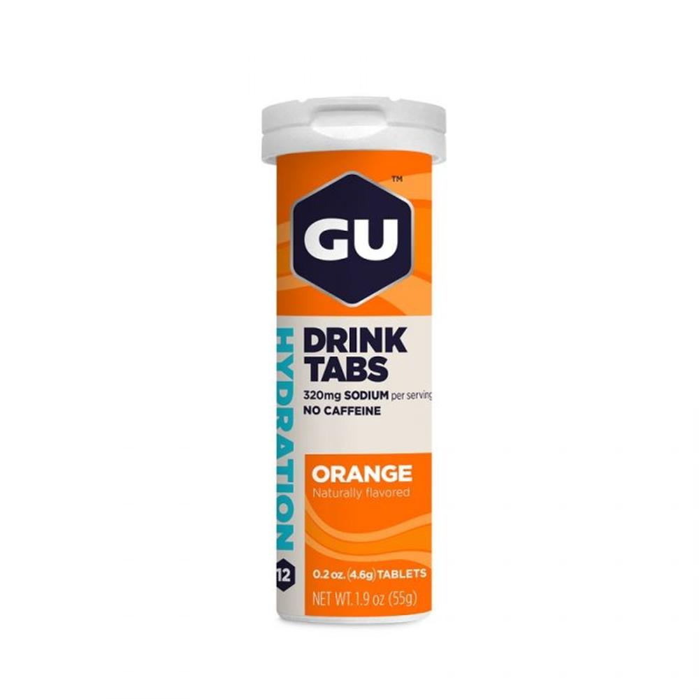 GU Energy HydrationDrink Tabs Orange 4.7g/tablet