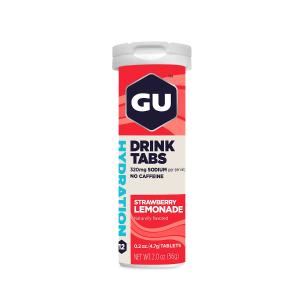 GU Energy HydrationDrink Tabs Strawberry-Lemonade 4.7g/tablet - 1176