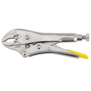 STANLEY HOLDING PLIERS 225mm WITH CURVED JAW (0-84-809)