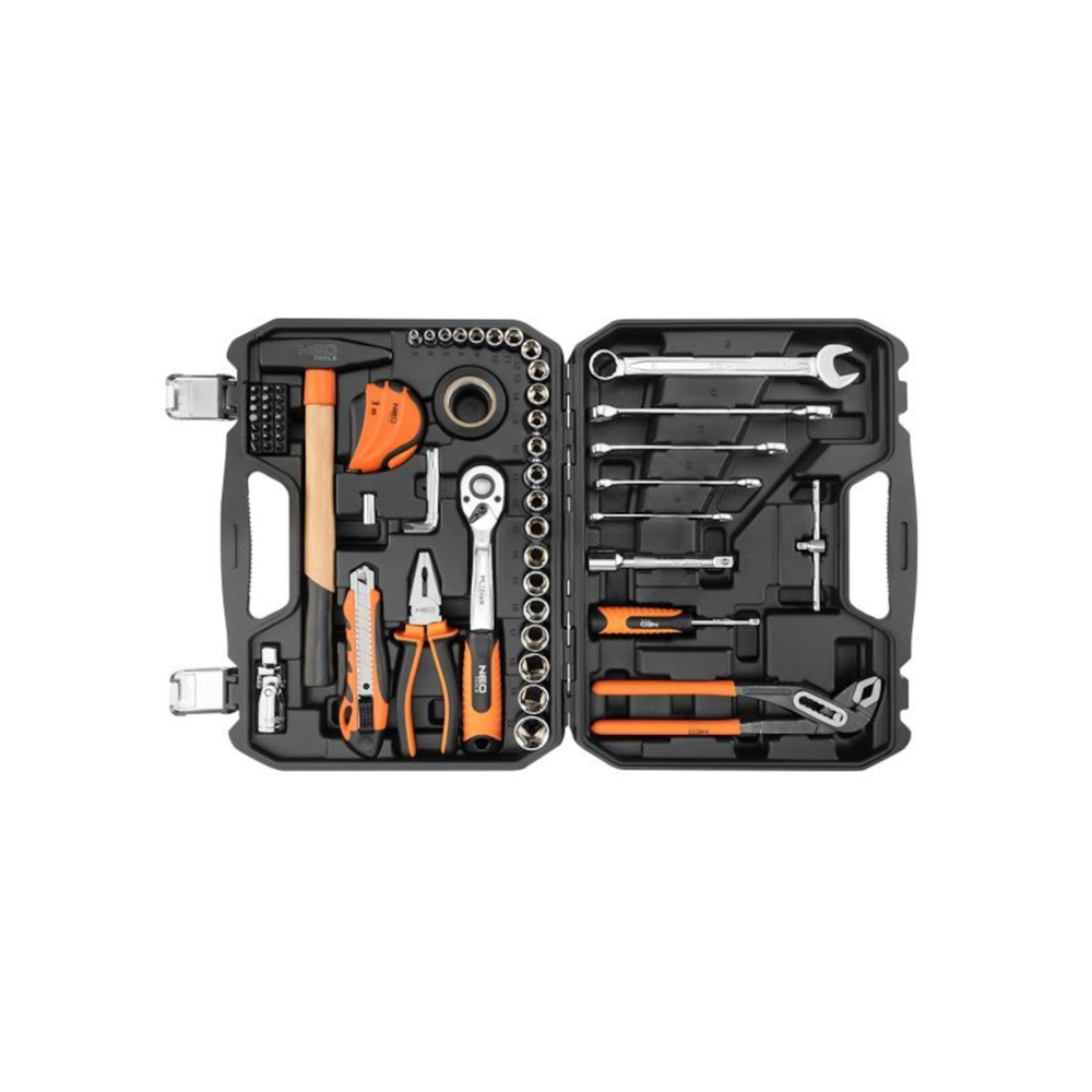 NEO TOOLS HAND TOOL SET WITH 1/2" WRENCH AND NUTS 65PCS (08-942)