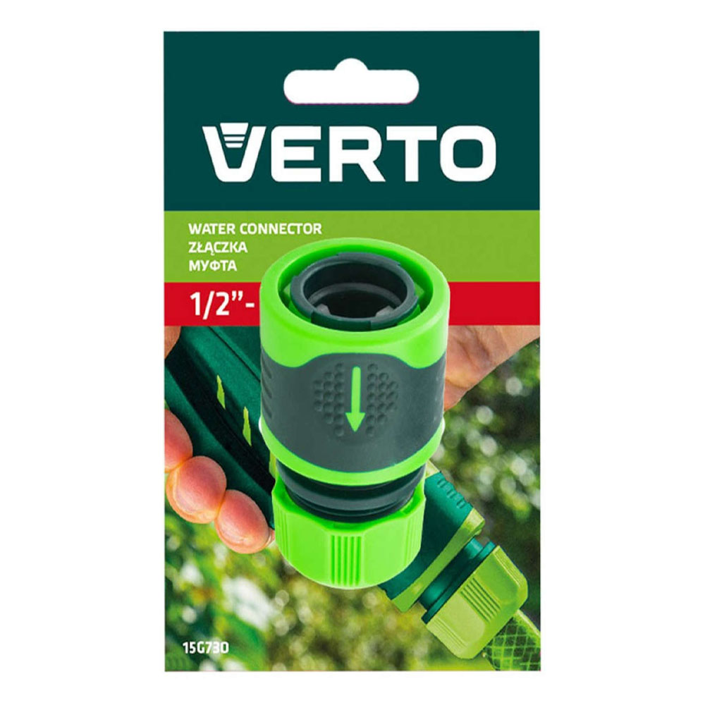 VERTO QUICK CONNECTOR OF 2 MATERIALS 1/2 "-5/8" (15G730)