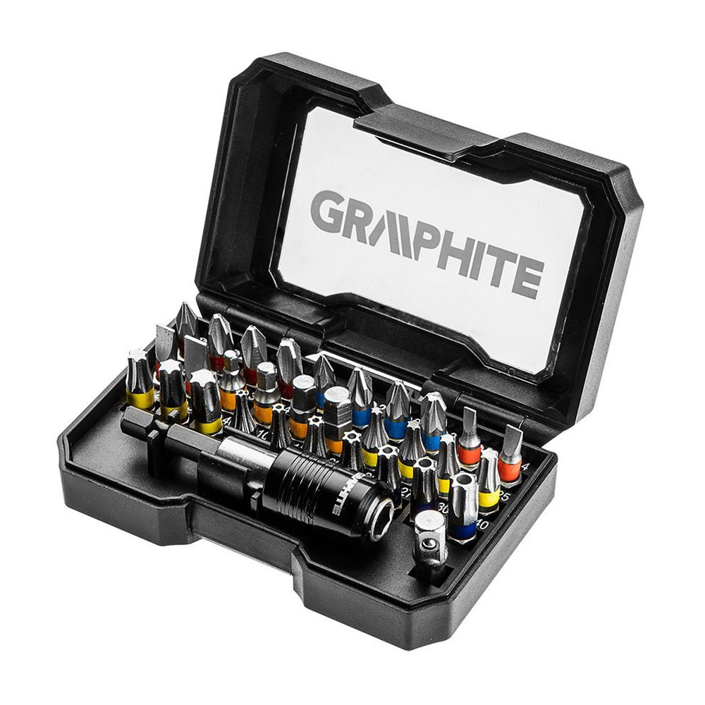 GRAPHITE TIPS WITH ADAPTER SET 32PCS (56H608)
