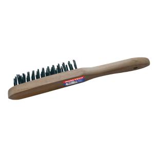 WORKPRO WIRE BRUSH 4 ROWS WITH WOODEN HANDLE (600004.0006)