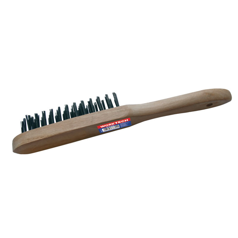 WORKPRO WIRE BRUSH 5 ROWS WITH WOODEN HANDLE (600004.0007)