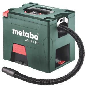 Metabo 18 Volt Σκούπα Γενικών Χρήσεων Μπαταρίας AS 18 L PC με χειροκίνητο φίλτρο καθαρισμού (602021850)