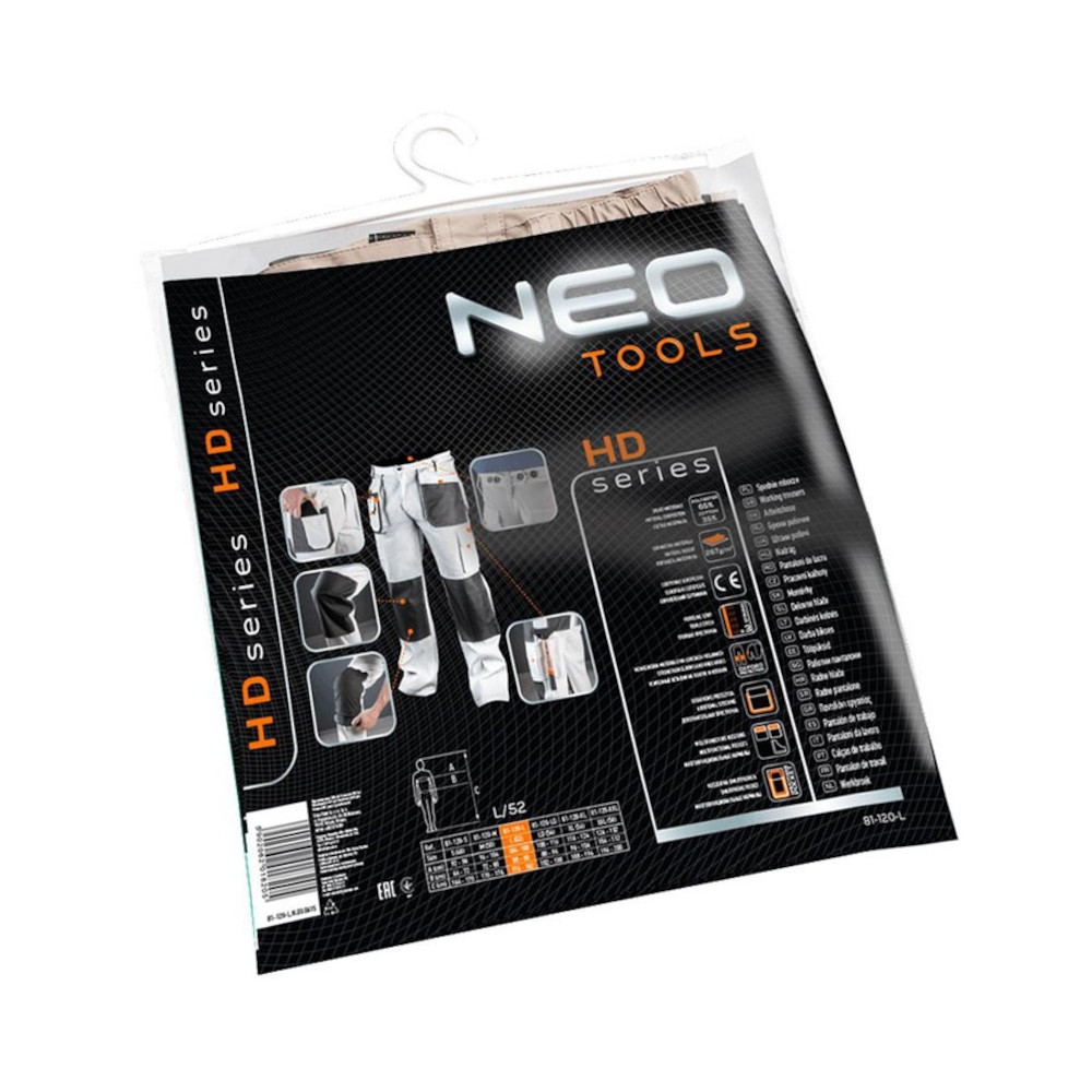 NEO TOOLS WORK TROUSERS 267g / m² HD (81-120)
