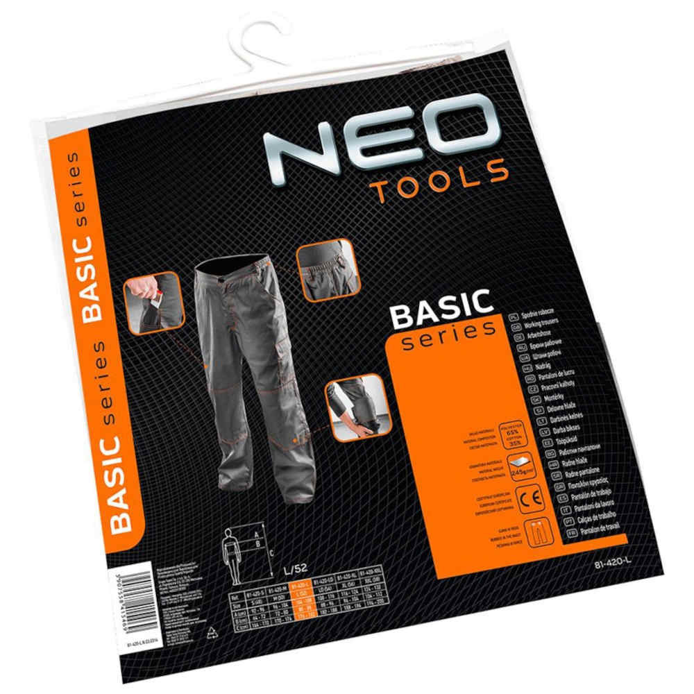 NEO TOOLS WORK TROUSERS 245g / m² BASIC (81-420)