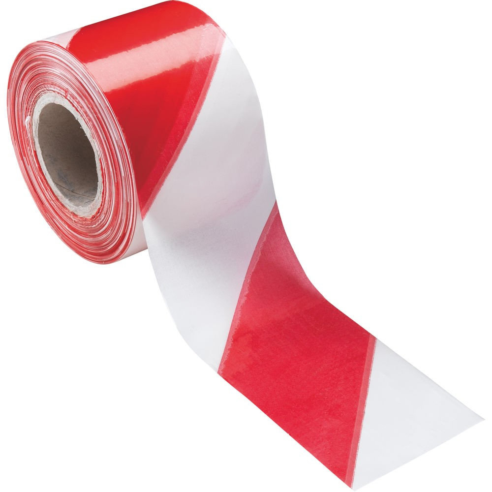 INOX KISS TRAFFIC PROHIBITION TAPE 7cm, 250m RED-WHITE (SAF1500)