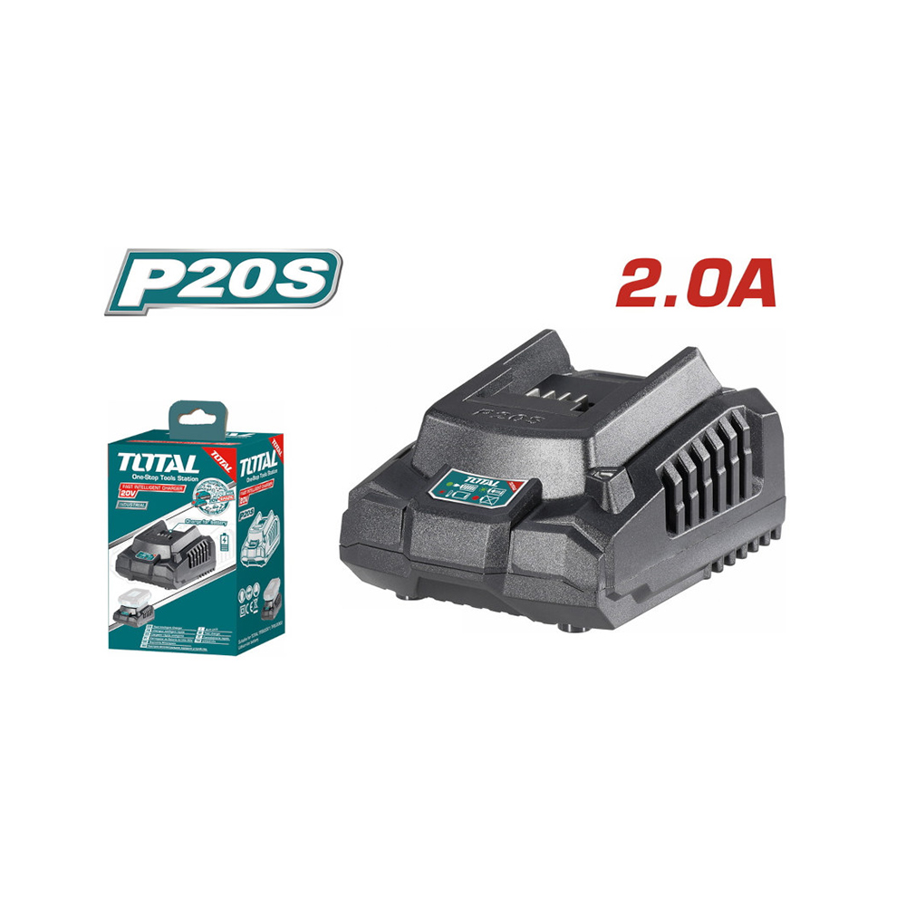 TOTAL BATTERY CHARGER  FOR LITHIUM 20V (TFCLI2001)