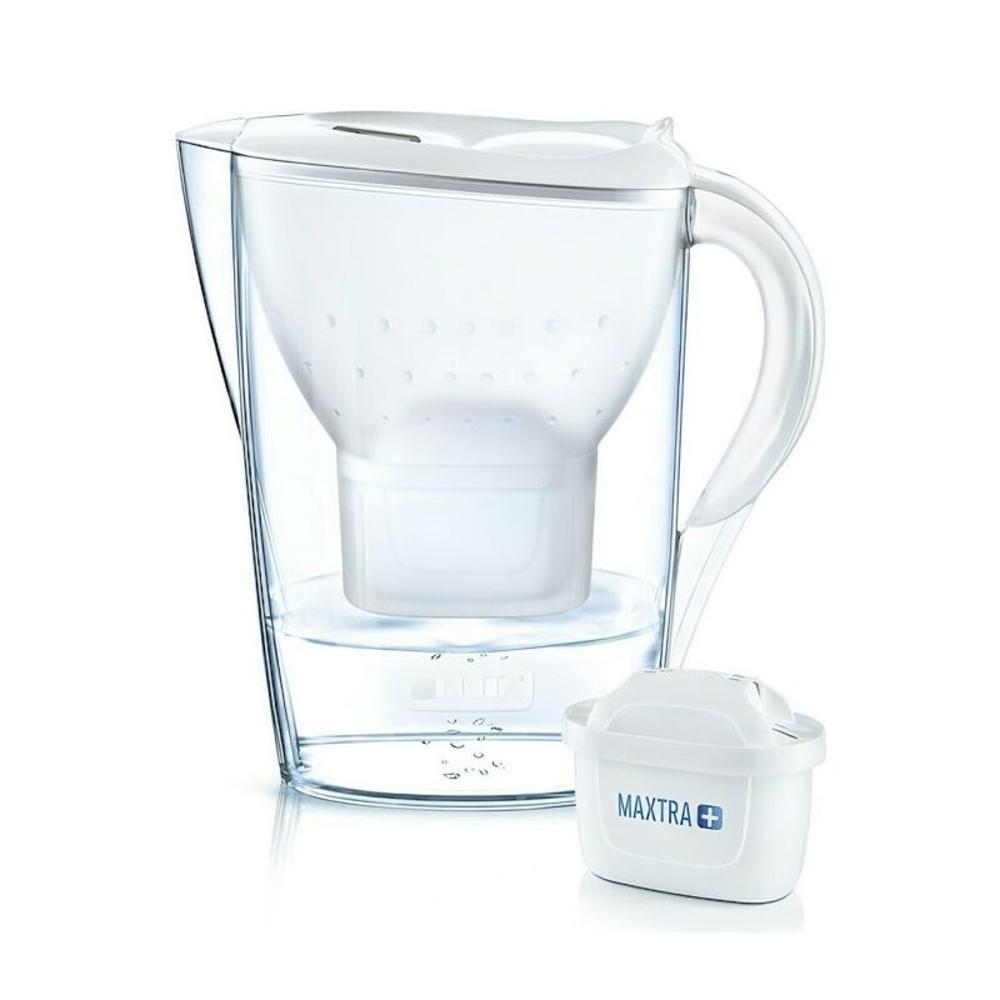 Brita Κανάτα Marella Cool White Πλαστική Με Καπάκι 2400ml - 0