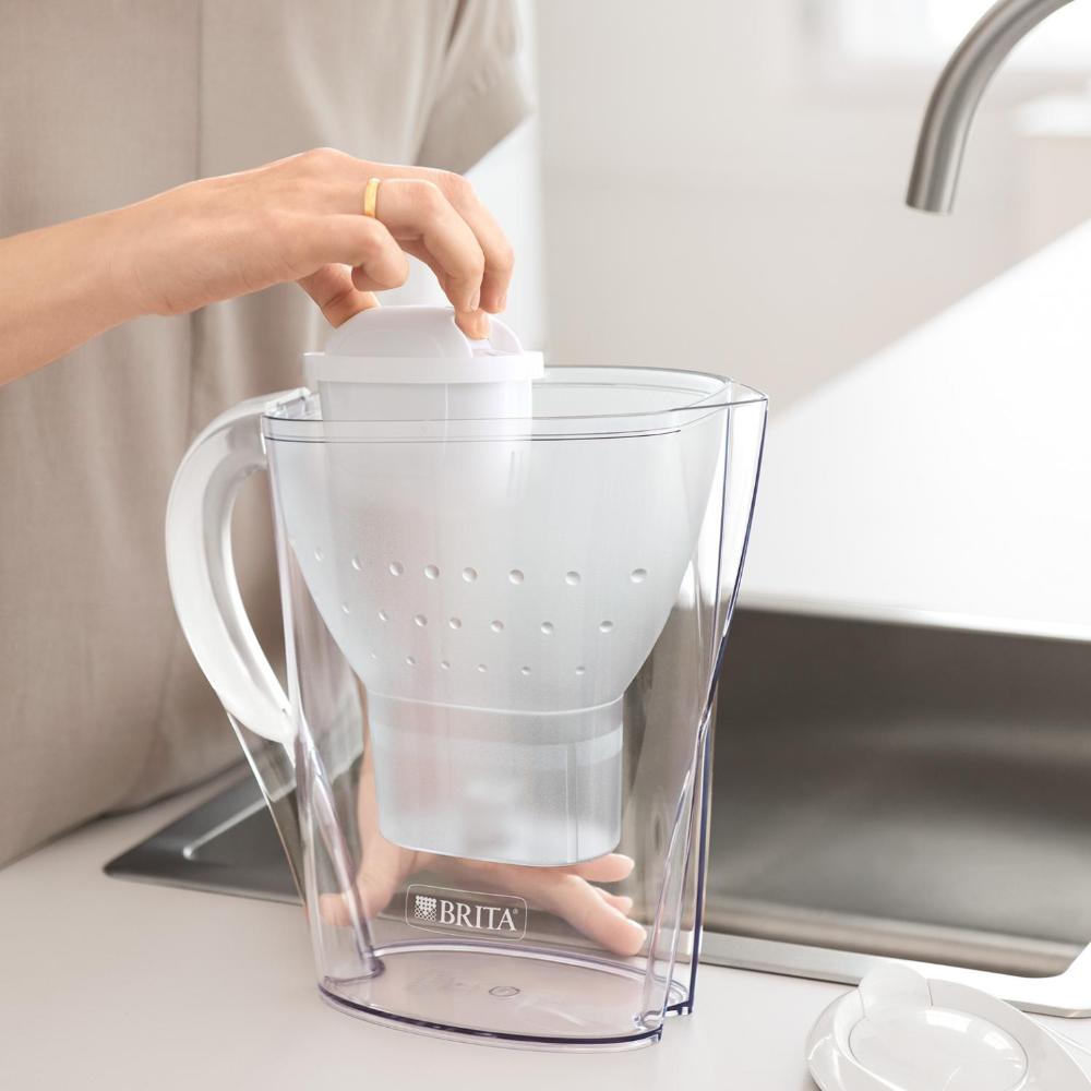 Brita Κανάτα Marella Cool White Πλαστική Με Καπάκι 2400ml - 1