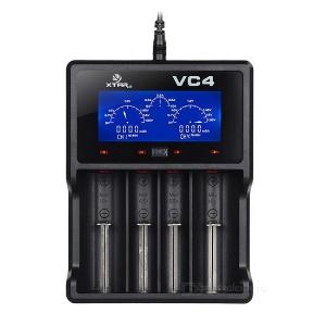 XTAR VC4 USB Φορτιστής 4 Μπαταριών Li-ion/Ni-MH Μεγέθους AA/AAA/D/18650 - 8123