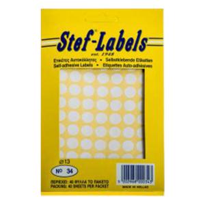 ΕΤΙΚΕΤΕΣ ΑΥΤΟΚΟΛΛΗΤΕΣ STEF LABELS - 4624