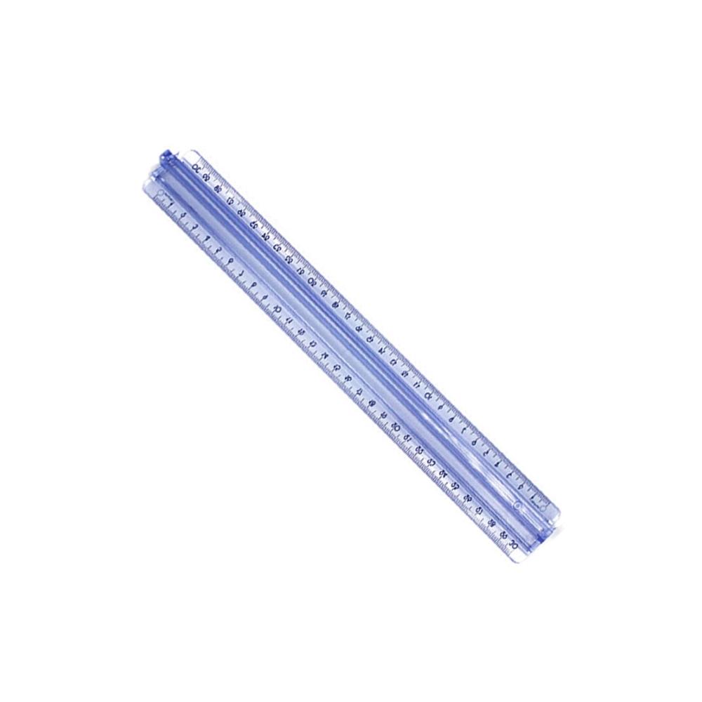 Χάρακας Πλαστικός με Ράχη 30cm