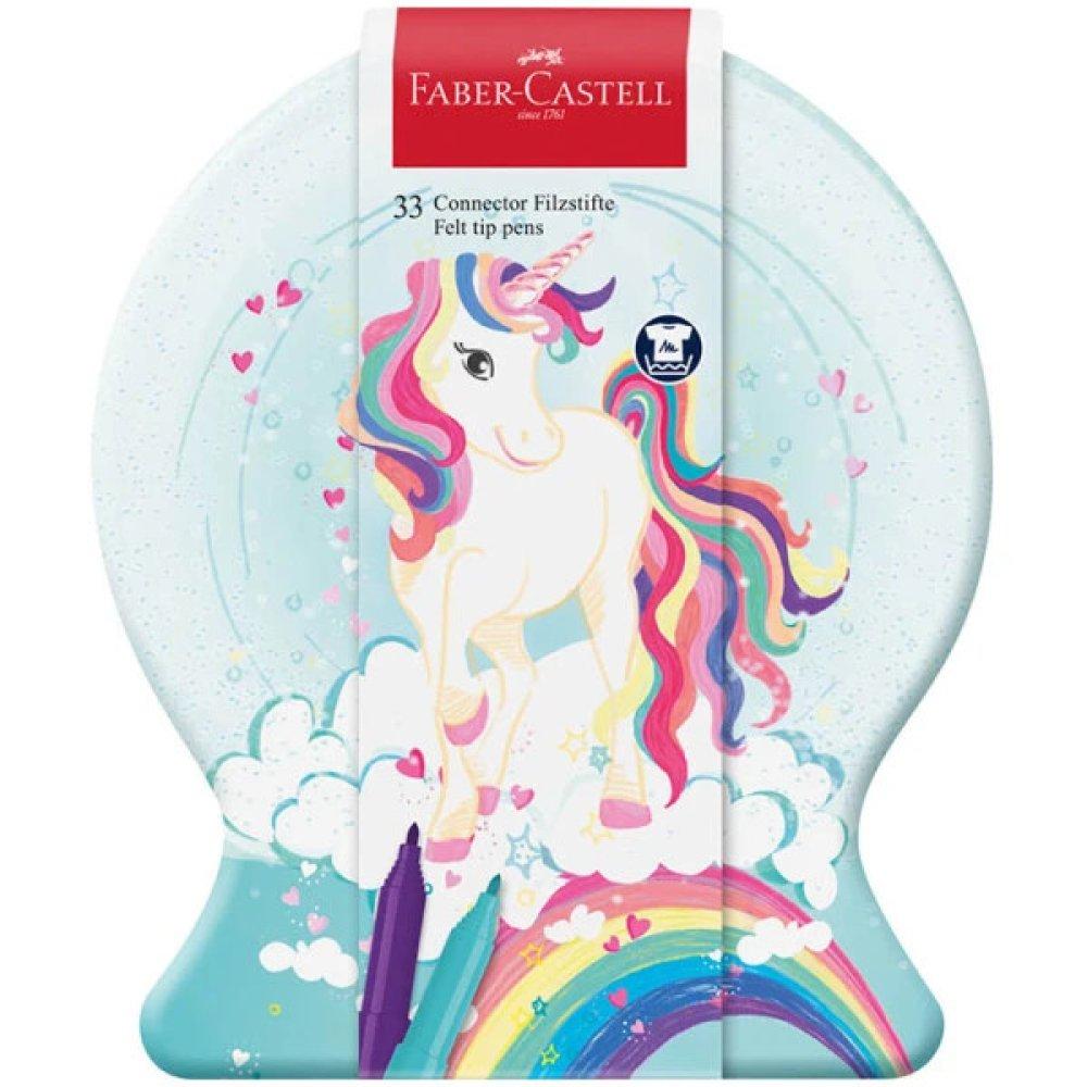 Μαρκαδόροι Faber Castell Connector Μονόκερος (33 Τεμάχια) - 1