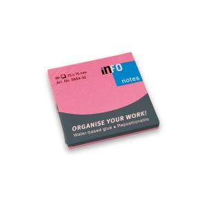INFO NOTES ΧΑΡΤΑΚΙΑ BRILLIANT 75X75MM 80Φ - 4349