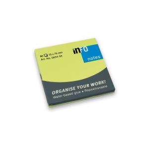 INFO NOTES ΧΑΡΤΑΚΙΑ BRILLIANT 75X75MM 80Φ - 4347