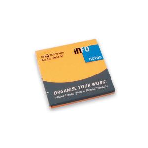 INFO NOTES ΧΑΡΤΑΚΙΑ BRILLIANT 75X75MM 80Φ - 4351