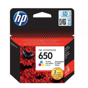 Ink HP No 650 Tri-Color Ink Crtr - 5744