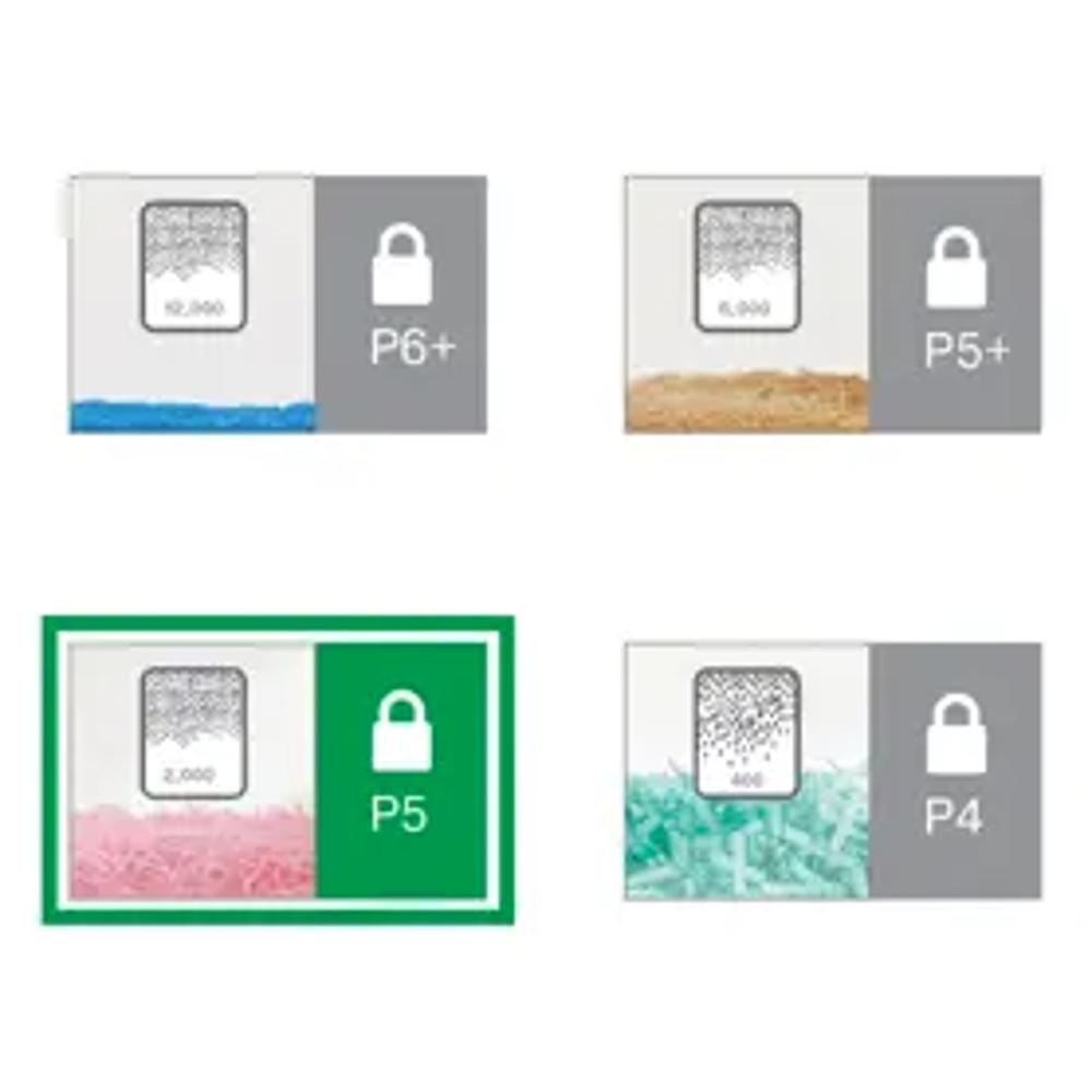 Leitz IQ Office Καταστροφέας Χαρτιού Security P5 - 3