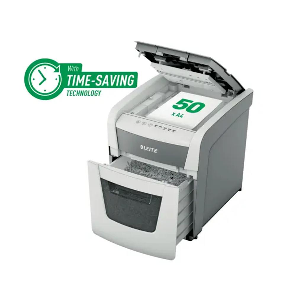 Leitz IQ Autofeed Small Office 50X Αυτόματος Καταστροφέας Εγγράφων P4 - 0
