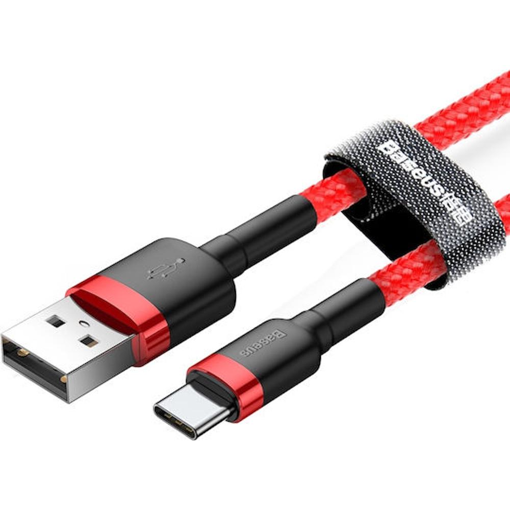 Καλώδιο Baseus (USB to Type-C) Κόκκινο 1m - 2