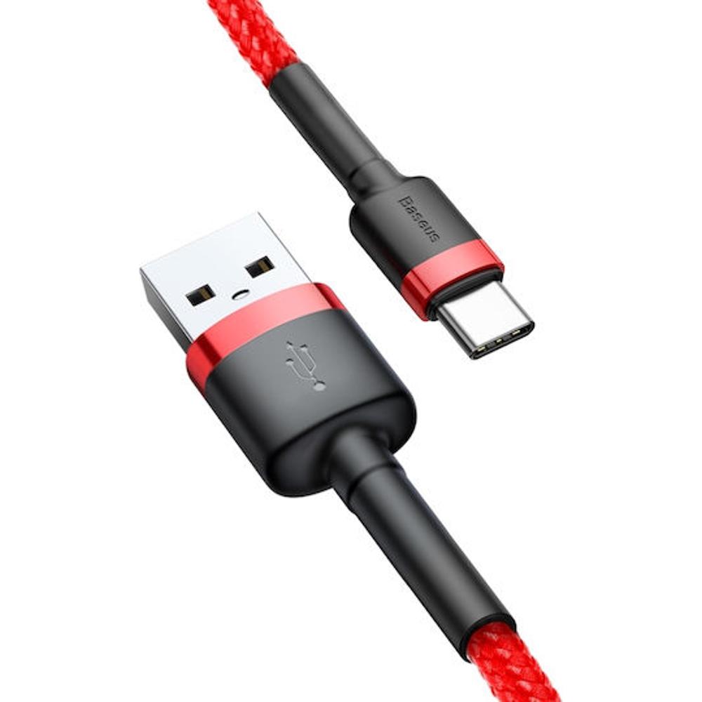 Καλώδιο Baseus (USB to Type-C) Κόκκινο 1m - 3