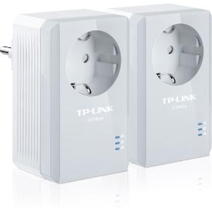 TP-LINK TL-PA4010PKIT v2.3 Powerline Διπλό για Ενσύρματη Σύνδεση με Passthrough Πρίζα και Θύρα Ethernet - 8131