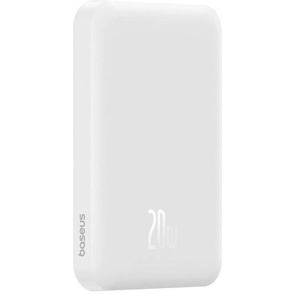 Baseus Mini Μαγνητικό Powerbank 5000mAh 20W με Θύρα Type-C Λευκό - 2