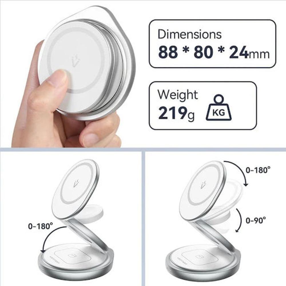 Vention Φορτιστής Magsafe 15W Λευκός - 2