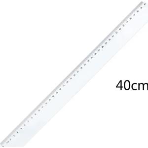 Πλαστικός Διάφανος Χάρακας 40 cm - 7627