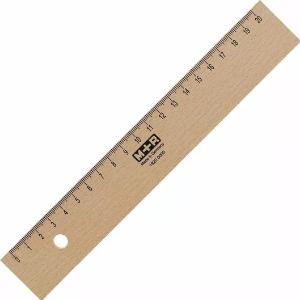 Ξύλινος Χάρακας 20cm - 7658