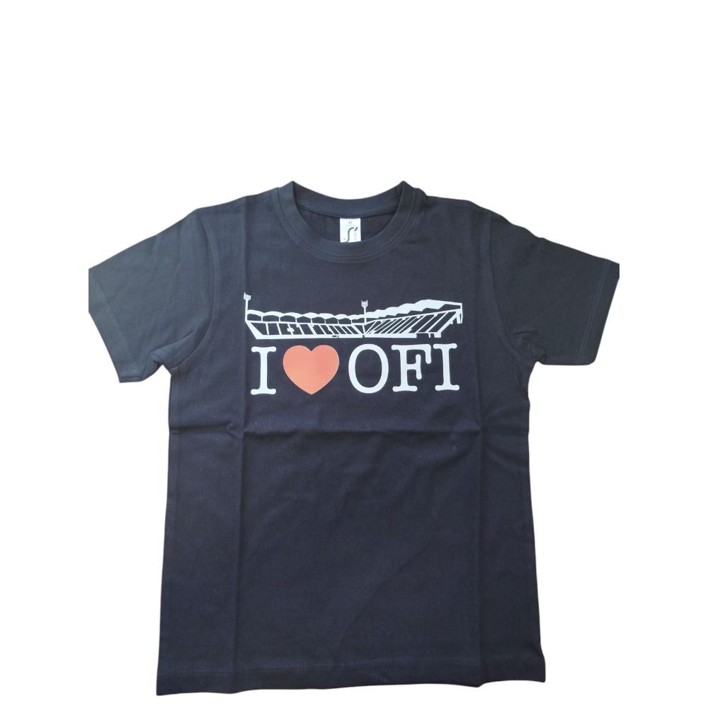 ΠΑΙΔΙΚΟ T-SHIRT ΓΗΠΕΔΟ ΜΑΥΡΟ