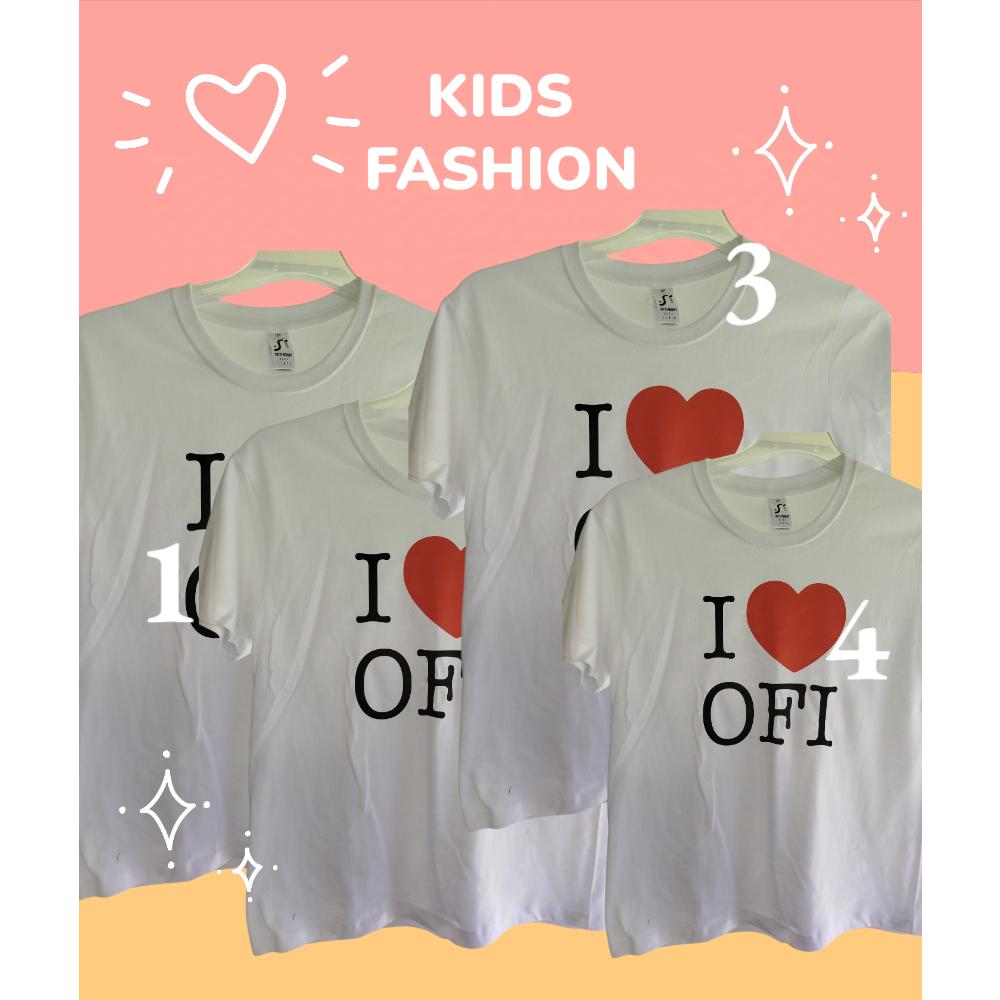 KIDS T-SHIRT I LOVE OFI