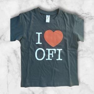  KIDS T-SHIRT Ι LOVE OFI BLACK - 2842