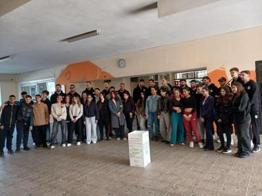 Η ομάδα βόλεϊ  του ΟΦΗ συμμετείχε σε δράση ανακύκλωσης φαρμάκων στο 1ο ΕΠΑΛ Ηρακλείου (ΦΩΤΟΓΡΑΦΙΕΣ)