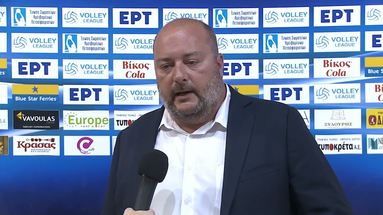Νίκος Αντωνιάδης: "Είδαν όλοι τι έγινε με τους διαιτητές, να γίνουν 12 οι ομάδες της Volley League"